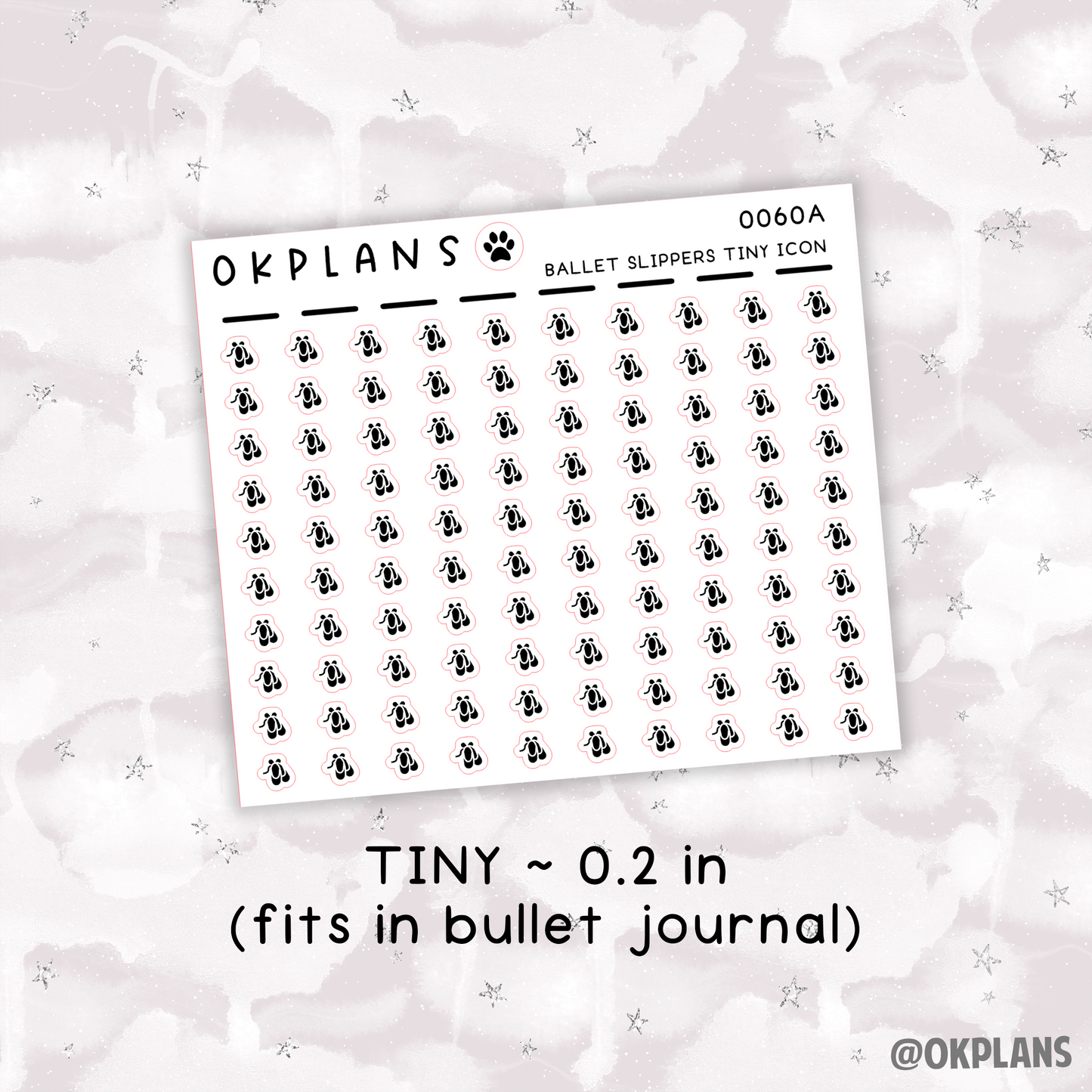 Ballet Slippers // 0060 // Mini Icon