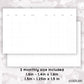 7x9 Horizontal Planner // Digital Download // Writing Paper, Study Note Template, Lecture Notes Taking