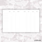 7x9 Vertical Straight Planner // Digital Download // Writing Paper, Study Note Template, Lecture Notes Taking