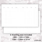 7x9 Vertical Straight Planner // Digital Download // Writing Paper, Study Note Template, Lecture Notes Taking