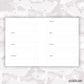 B6 Horizontal Planner // Digital Download // Writing Paper, Study Note Template, Lecture Notes Taking