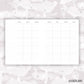 7x9 Teacher Planner // Digital Download // Writing Paper, Study Note Template, Lecture Notes Taking