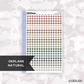 5mm Circles // Natural // Printable // C-807 // Multicolor Functional