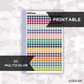 5mm Squares // EC Multi // Printable // C-312 // Multicolor Functional