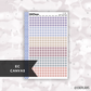 5mm Squares // Canvas // Printable // C-311 // Multicolor Functional