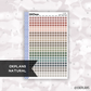 5mm Squares // Natural // Printable // C-811 // Multicolor Functional