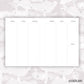 B6 Vertical B Planner // Digital Download // Writing Paper, Study Note Template, Lecture Notes Taking