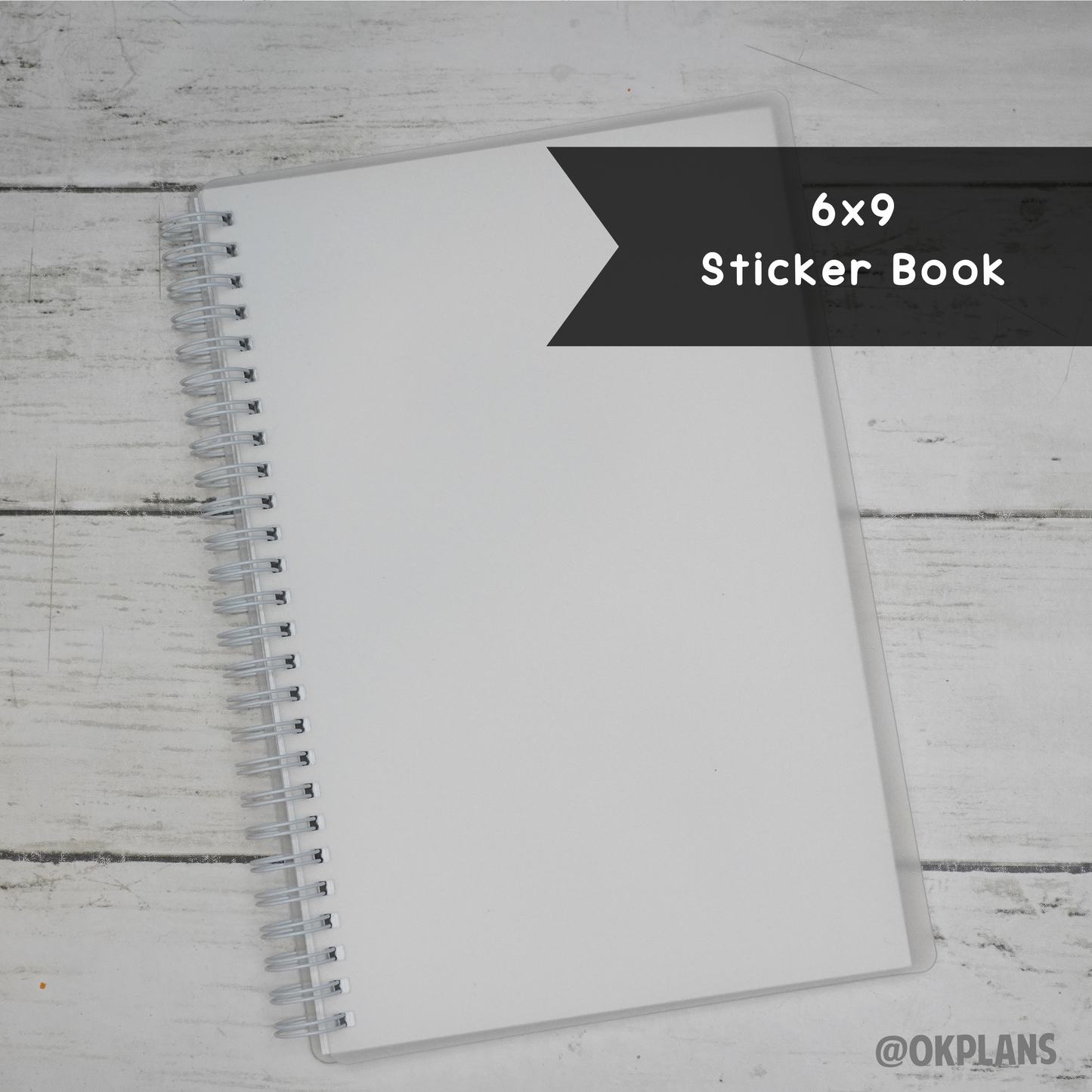 Sticker Collecting Book (50 double sided pages) // Pick your size // Organization