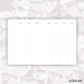 Classic Vertical Straight Planner // Digital Download // Writing Paper, Study Note Template, Lecture Notes Taking