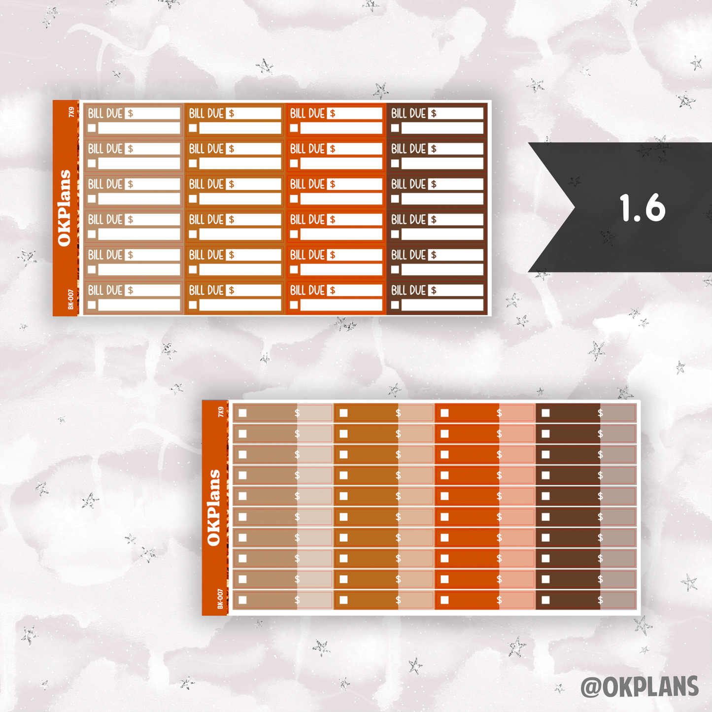 BK-007 // 7x9 // Printable // Budget Kit
