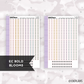 EC 7x9 Compact Vertical Checklist // Square or Circle // Pick your Color Palette