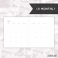 *DATED* 7x9 Dashboard Overview Planner - Pick Monthly and Weekly Option