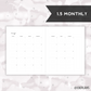 *DATED* 7x9 MONTHLY PLANNER - Pick Monthly Option