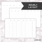 *UNDATED* 7x9 Weekly Planner - Pick Monthly and Weekly Option