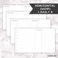 *DATED* A5 Wide Hybrid Planner - Pick Monthly and Weekly Option