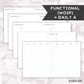 *DATED* Classic Hybrid Planner - Pick Monthly and Weekly Option