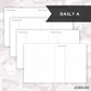 *DATED* 7x9 Hybrid Planner - Pick Monthly and Weekly Option