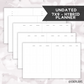 *UNDATED* 7x9 Hybrid Planner - Pick Monthly and Weekly Option