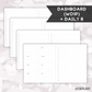 *UNDATED* 7x9 Hybrid Planner - Pick Monthly and Weekly Option