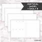 *UNDATED* 7x9 Hybrid Planner - Pick Monthly and Weekly Option