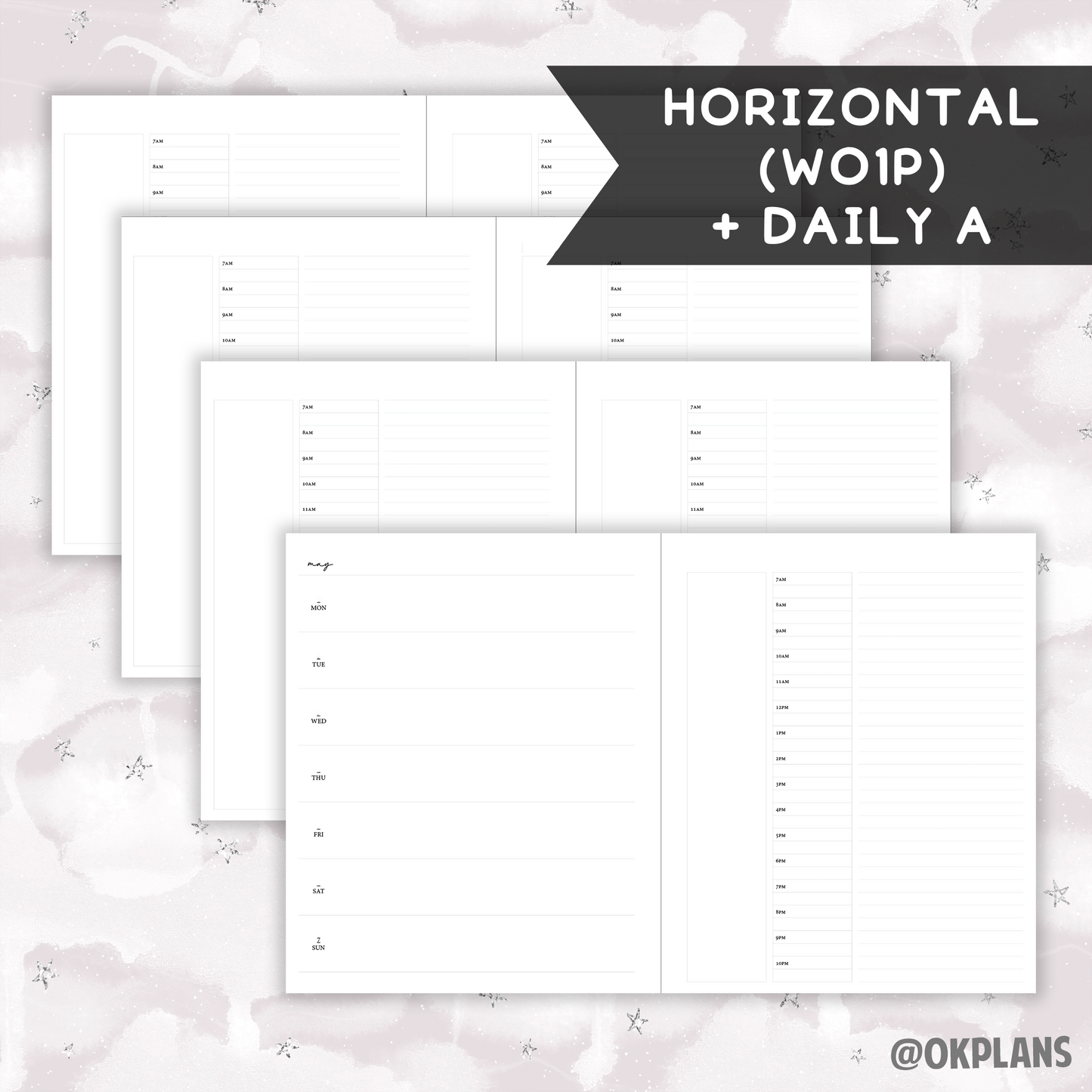 *UNDATED* Classic Hybrid Planner - Pick Monthly and Weekly Option