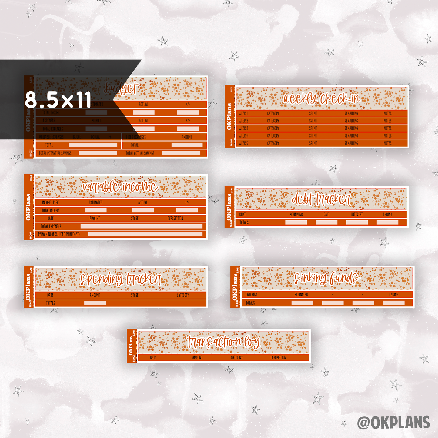 BK-007 // 8.5x11 // Budget Kit