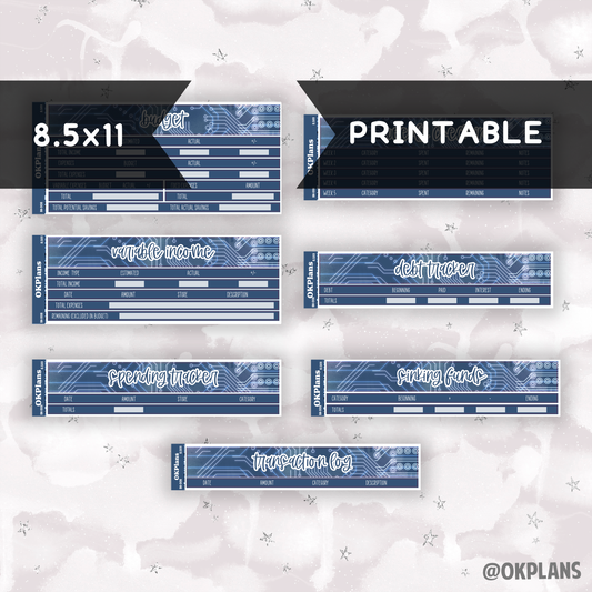 BK-008 // 8.5x11 // Printable // Budget Kit