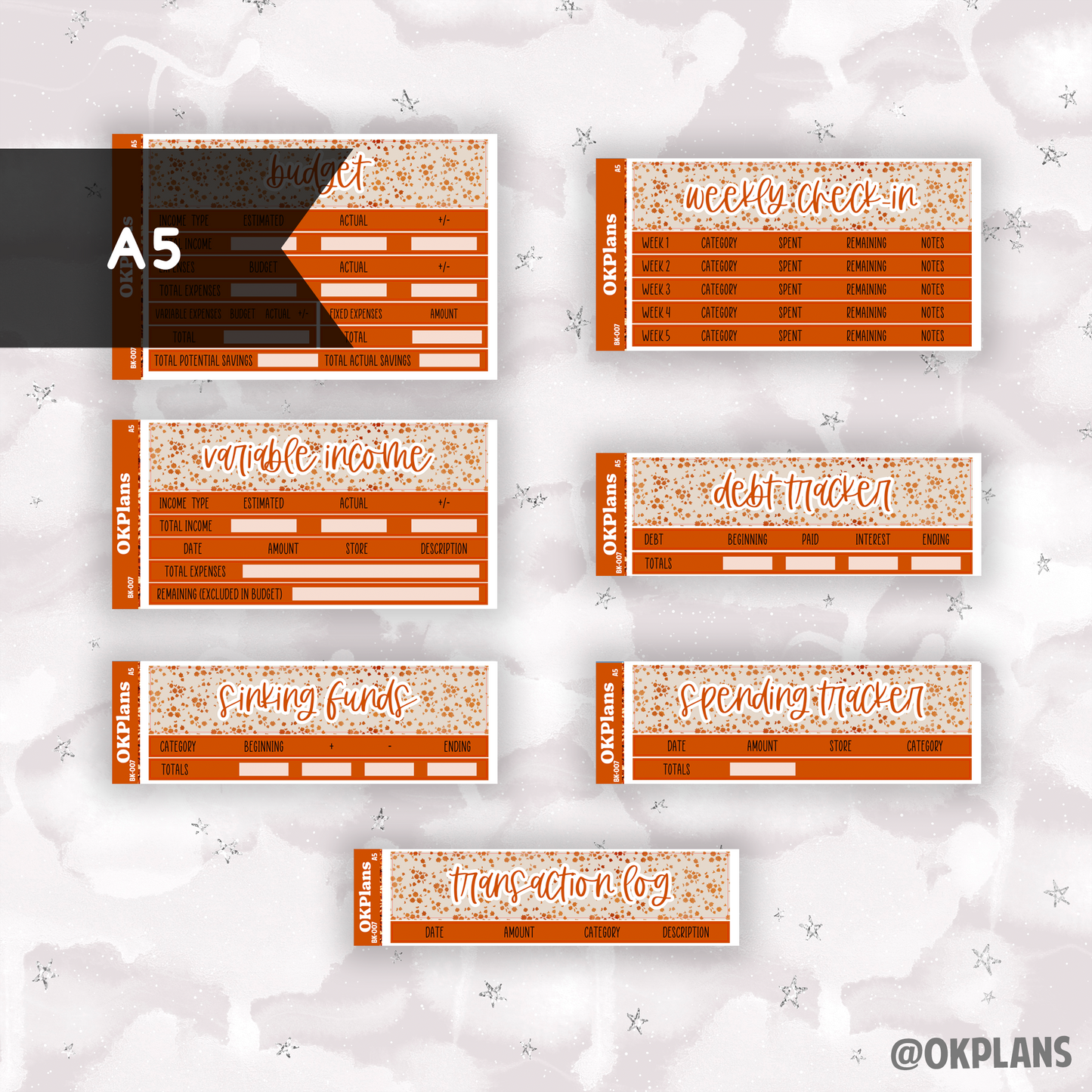 BK-007 // A5 // Budget Kit