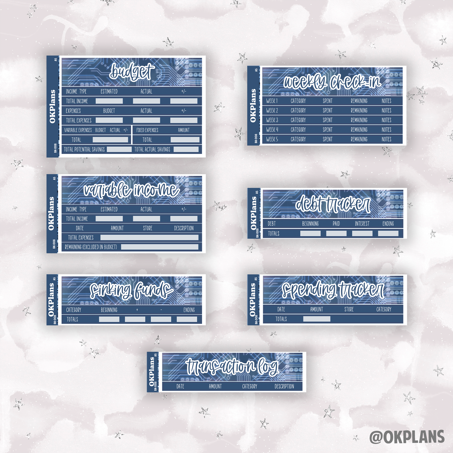 BK-008 // A5 // Printable // Budget Kit