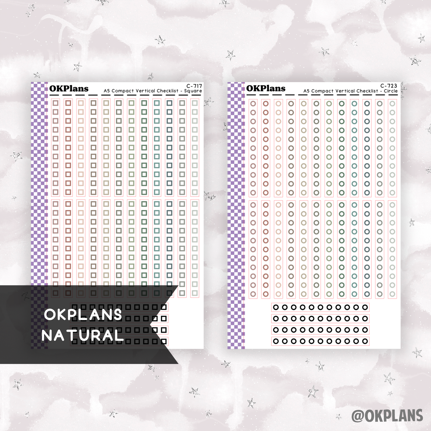 EC A5 CV Checklist // Square or Circle // Pick your Color Palette