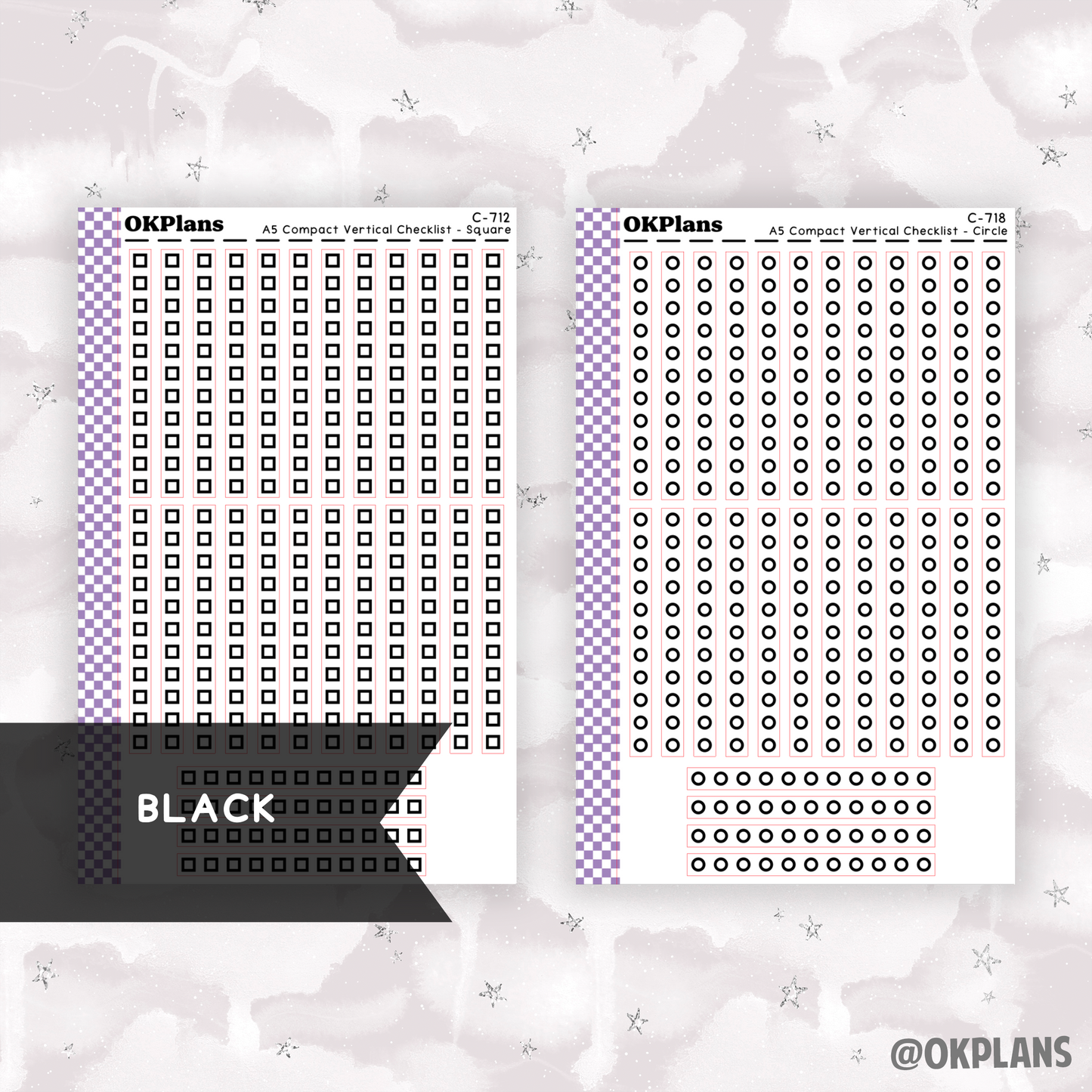 EC A5 CV Checklist // Square or Circle // Pick your Color Palette