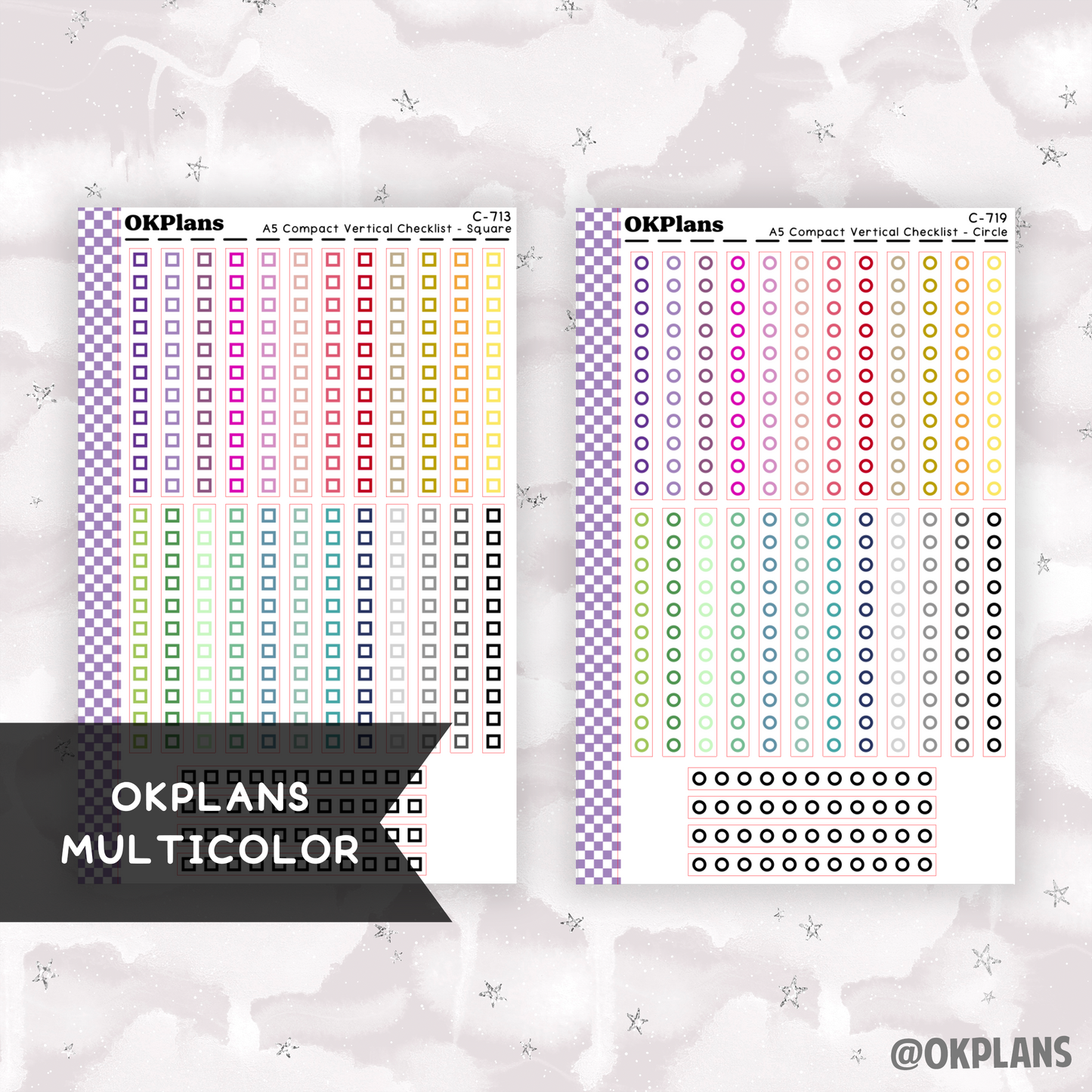 EC A5 CV Checklist // Square or Circle // Pick your Color Palette