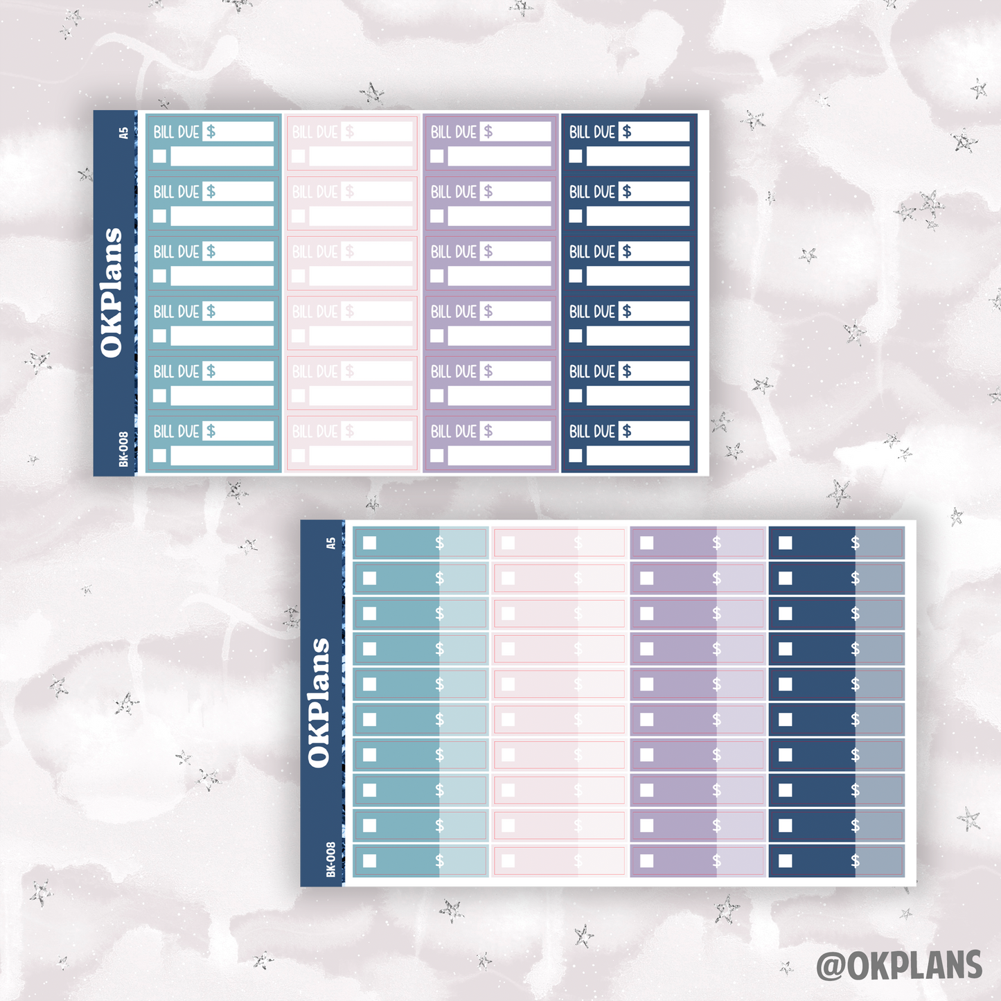BK-008 // A5 // Printable // Budget Kit