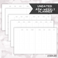 *UNDATED* A5 Wide Weekly Planner - Pick Monthly and Weekly Option