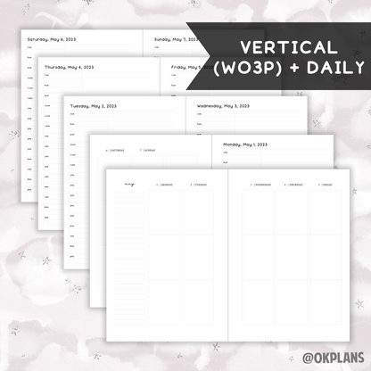 *DATED* A5 Hybrid Ring Planner - Pick Weekly Option