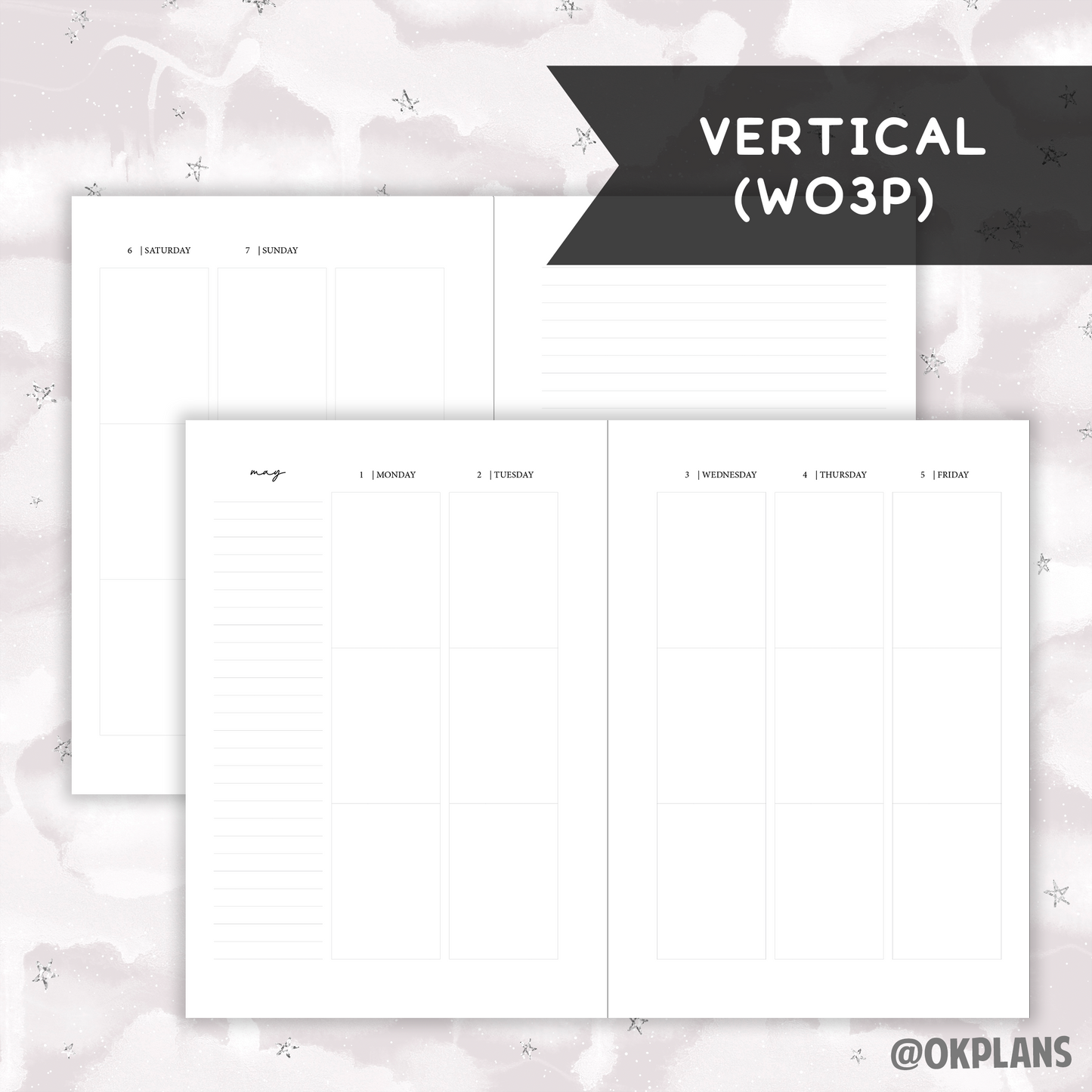 *DATED* A5 Weekly Coiled Planner - Pick Binding and Weekly Option