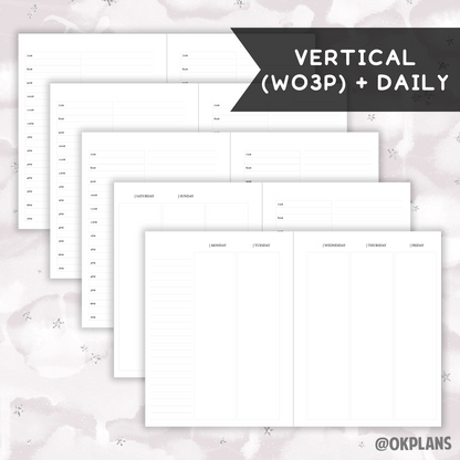 *UNDATED* B6 Hybrid Coiled Planner - Pick Weekly Option