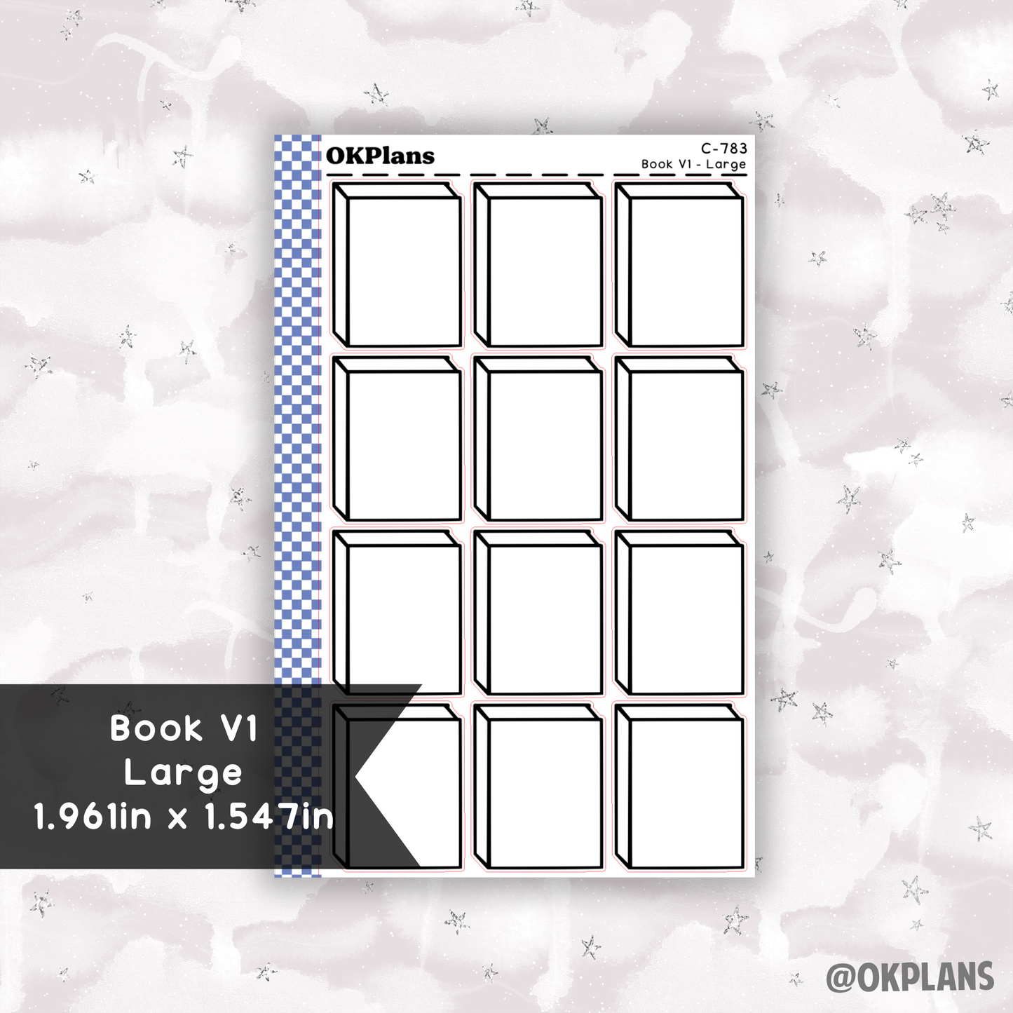 Book V1 - Large // Printable // C-783 // Functional