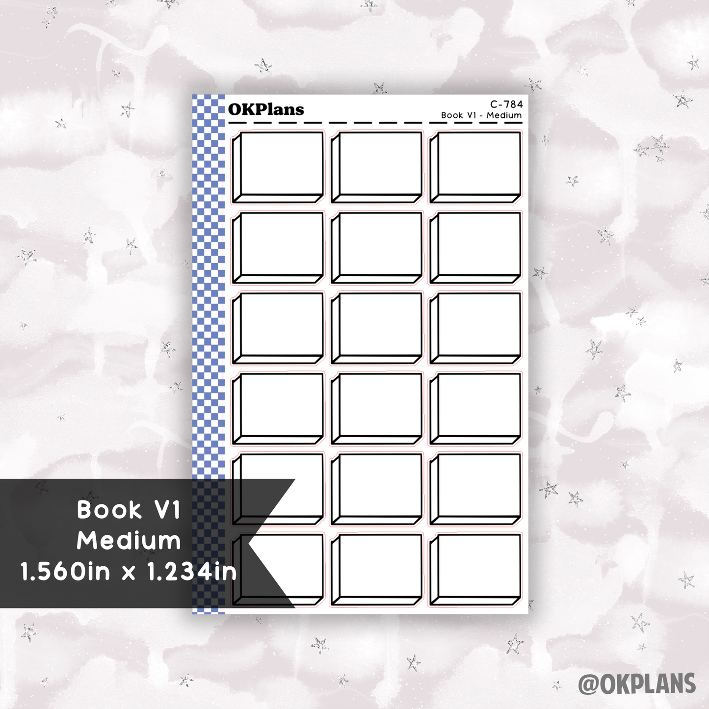 Book V1 - Medium // Printable // C-784 // Functional