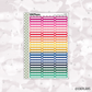 Half Hour Dash Labels // Multicolor Functional