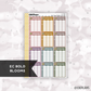 Activity Weekly Tracker // Printable // C-742 // EC Bold Blooms // Multicolor Functional