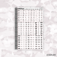 Abbreviated Days of the Week Sampler // Font 1-30 // C-778 // Foiled Functional