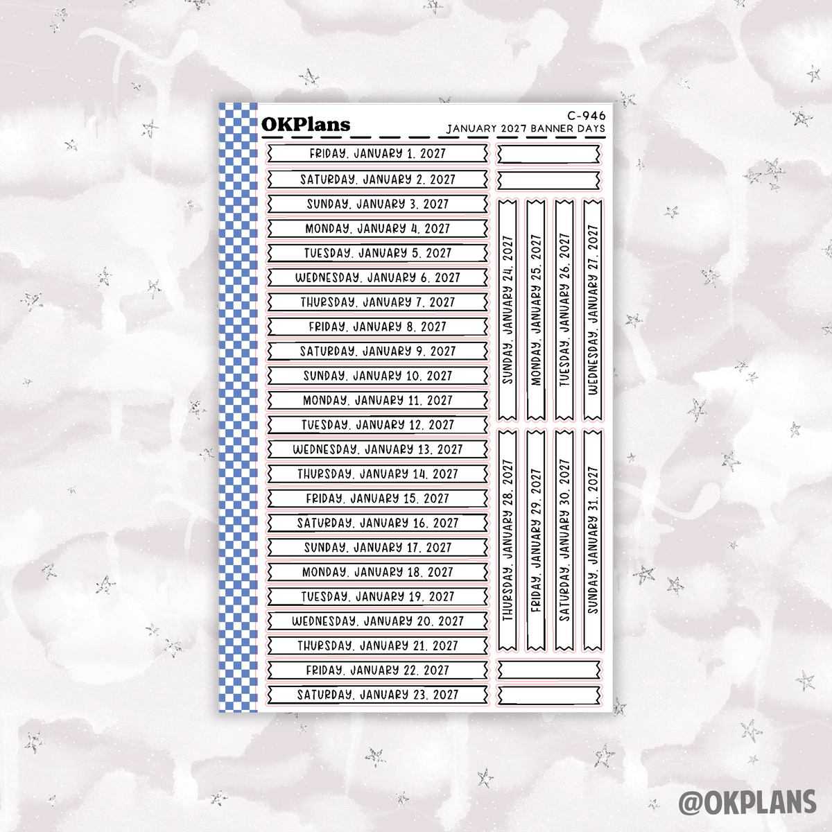 2027 Banner Days // Functional