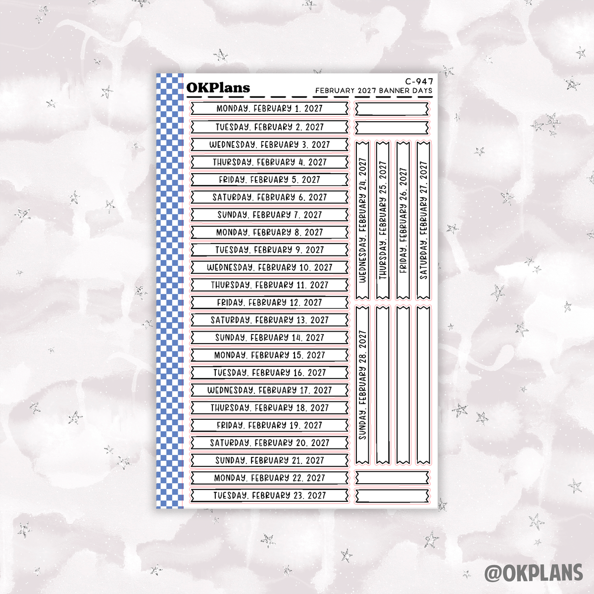 2027 Banner Days // Functional