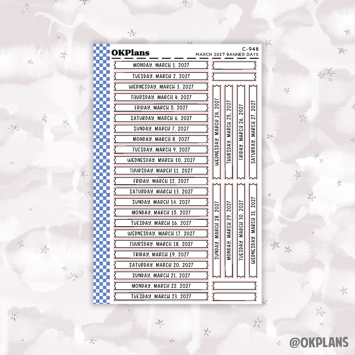 2027 Banner Days // Functional