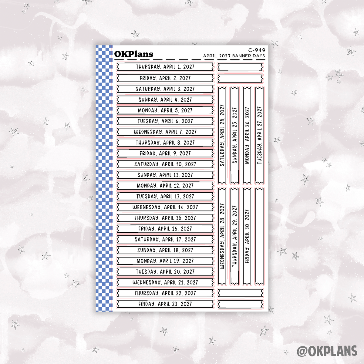 2027 Banner Days // Functional