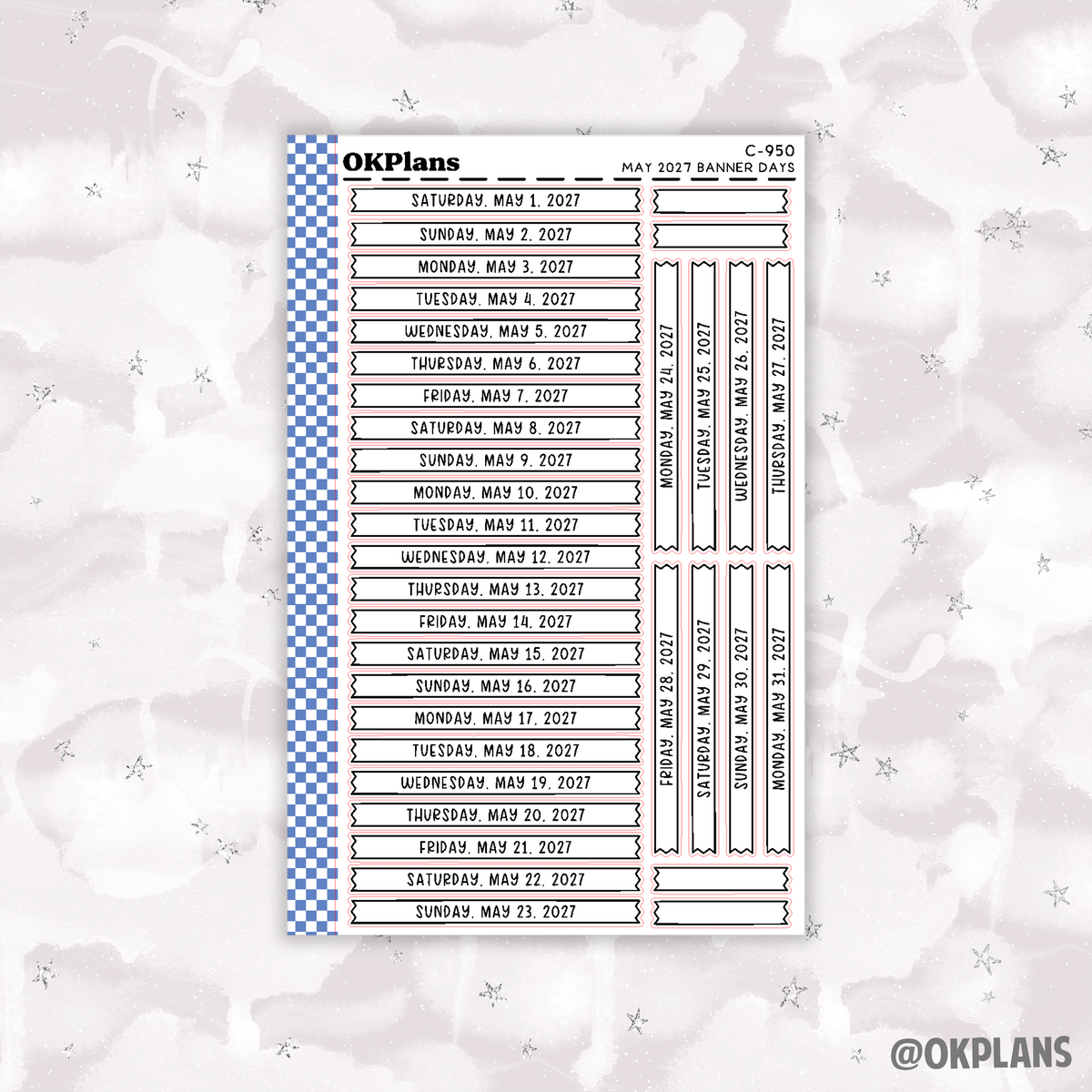 2027 Banner Days // Functional