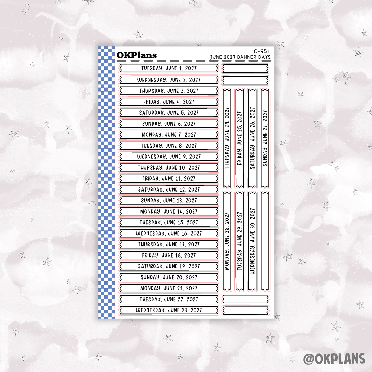 2027 Banner Days // Functional