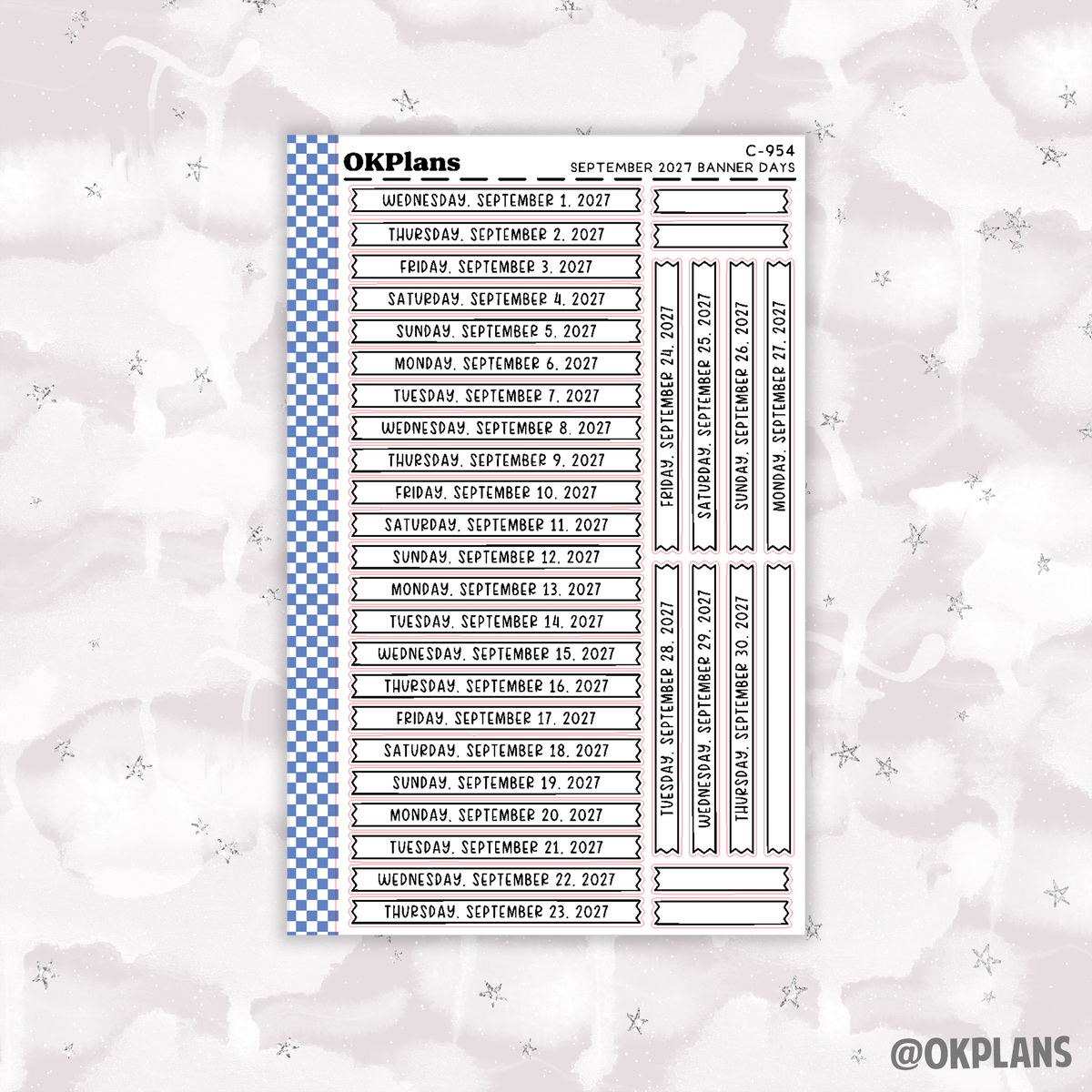 2027 Banner Days // Functional