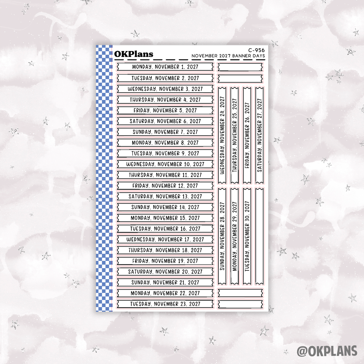 2027 Banner Days // Functional